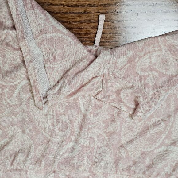 Lucky Brand 2pc XXL Pink Short Sleeve Knit Top Shorts Loungewear PJ Sleep‎ Set - Picture 10 of 13